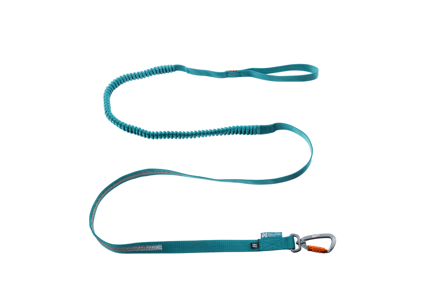 Non-stop Touring bungee leash koiran hihna 2,0 m, teal