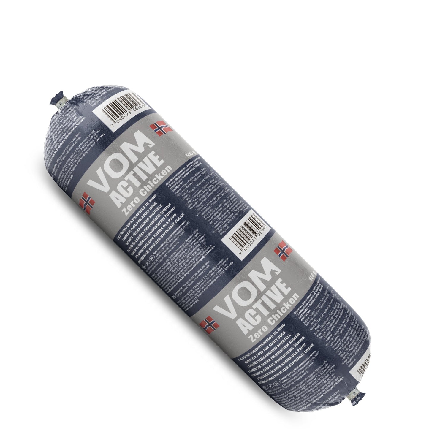 VOM Active Zero Chicken / Kanaton täysravinto 500 g, raakaruoka