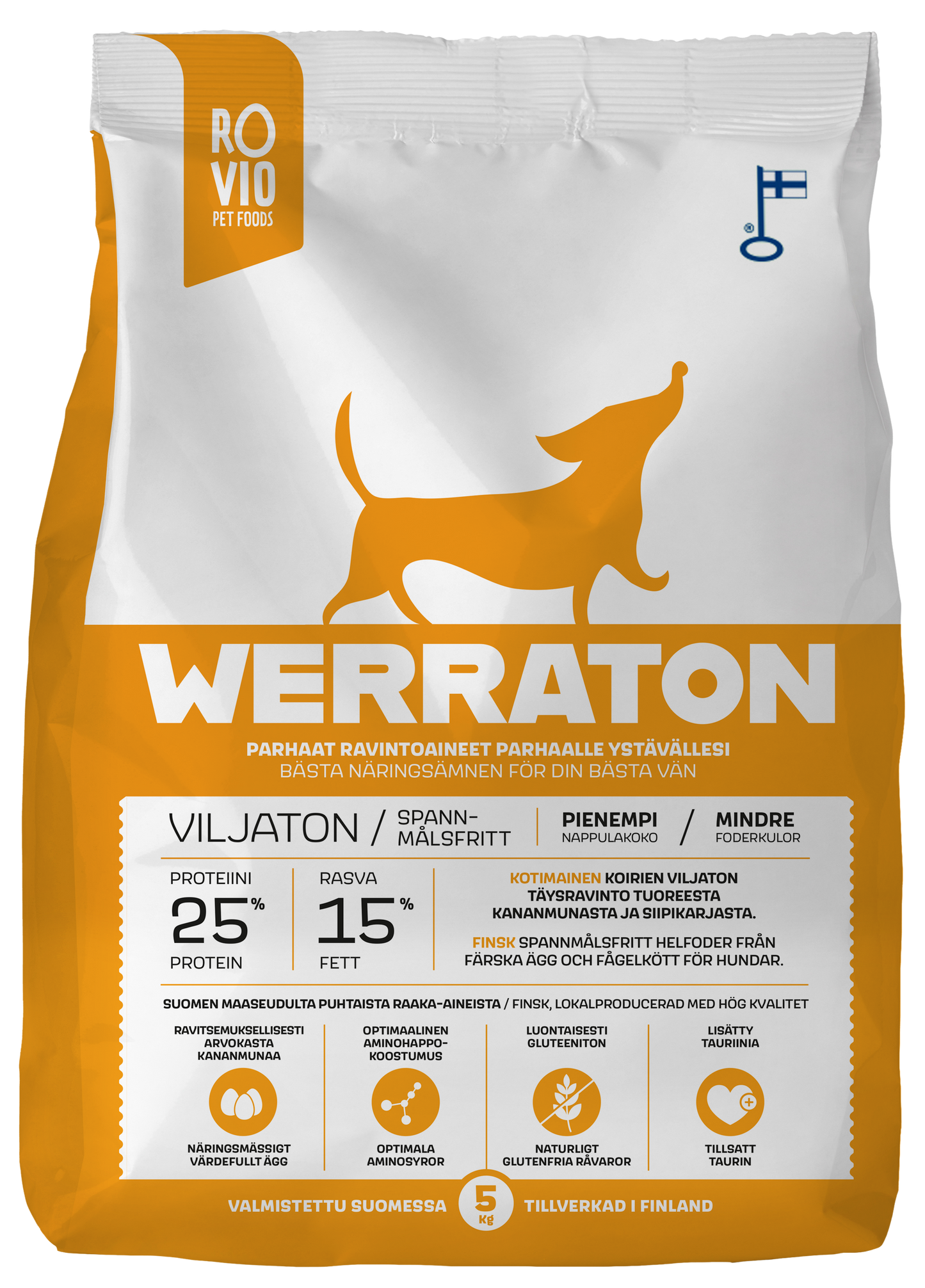Werraton Viljaton koiran kuivaruoka 5 kg Nordic Pet Shop