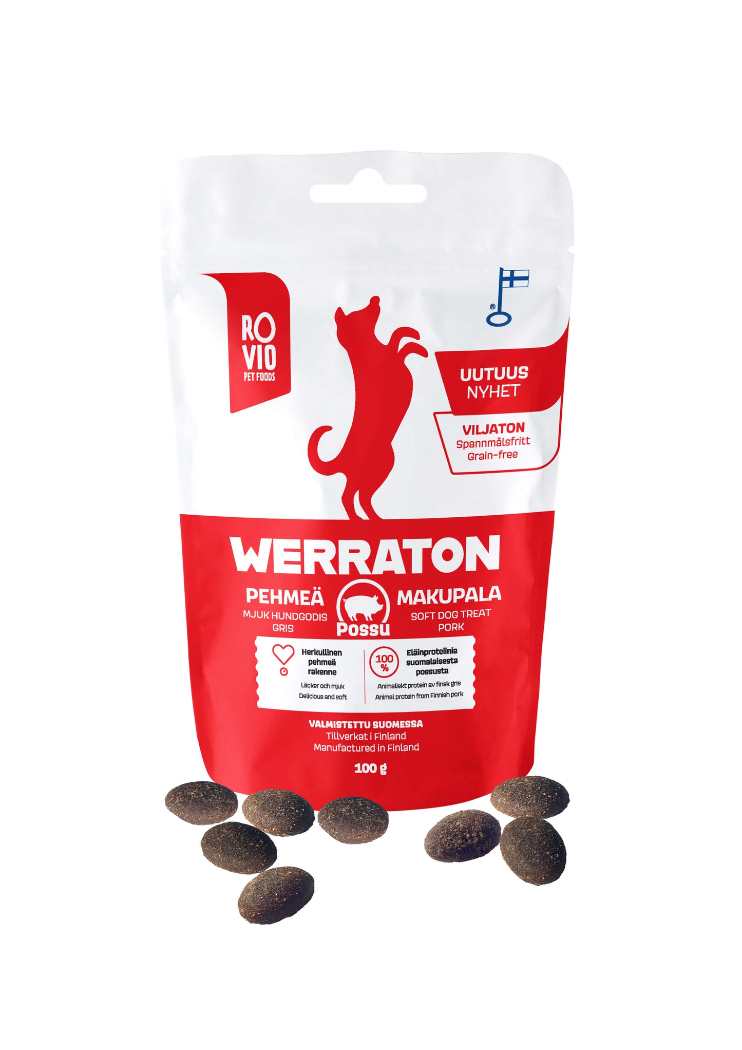 Werraton Possu pehmeä makupala 100 g Nordic Pet Shop