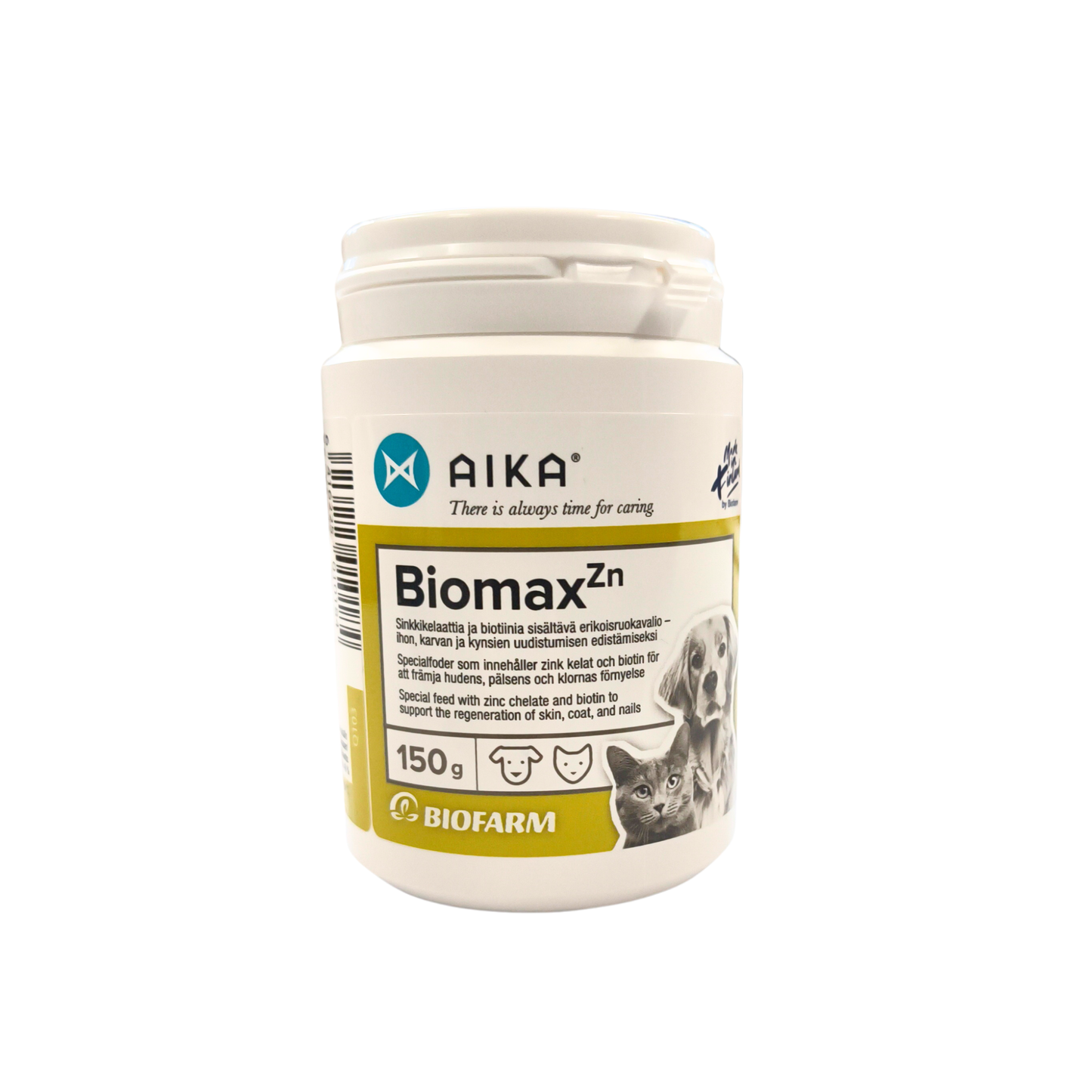 AIKA Biomax Zn sinkki + biotiini 150 g Nordic Pet Shop