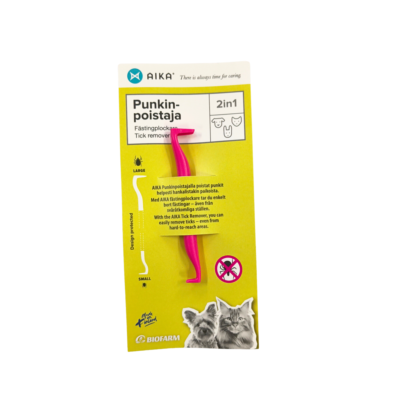 Biofarm AIKA Punkinpoistaja, pinkki Nordic Pet Shop