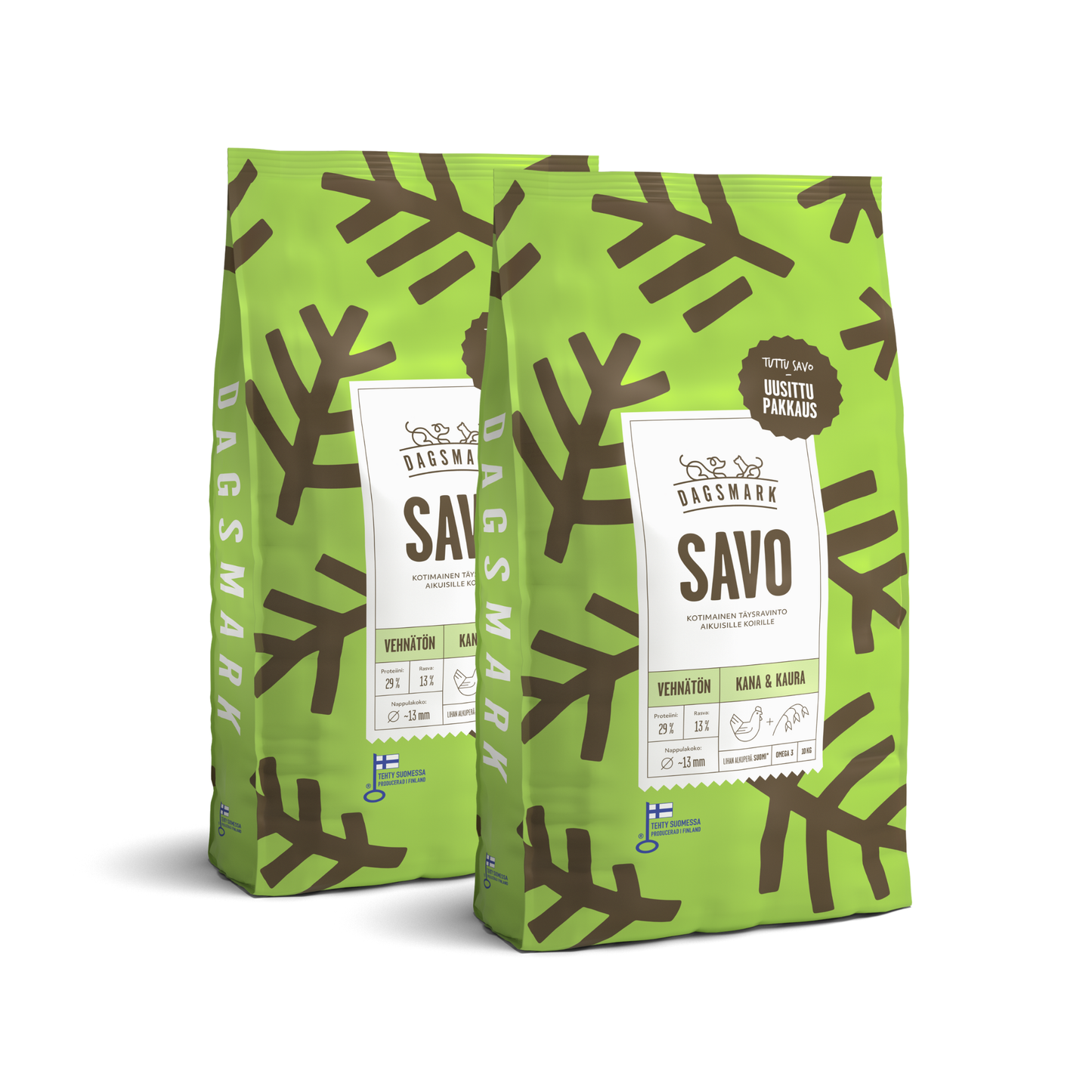 Dagsmark SAVO koiran kuivaruoka 2 x 10 kg