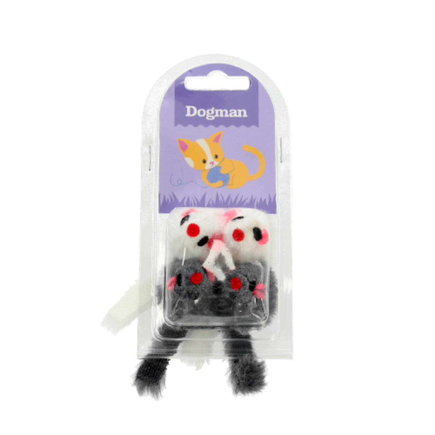 Dogman hiiret 4 kpl kissanlelu Nordic Pet Shop