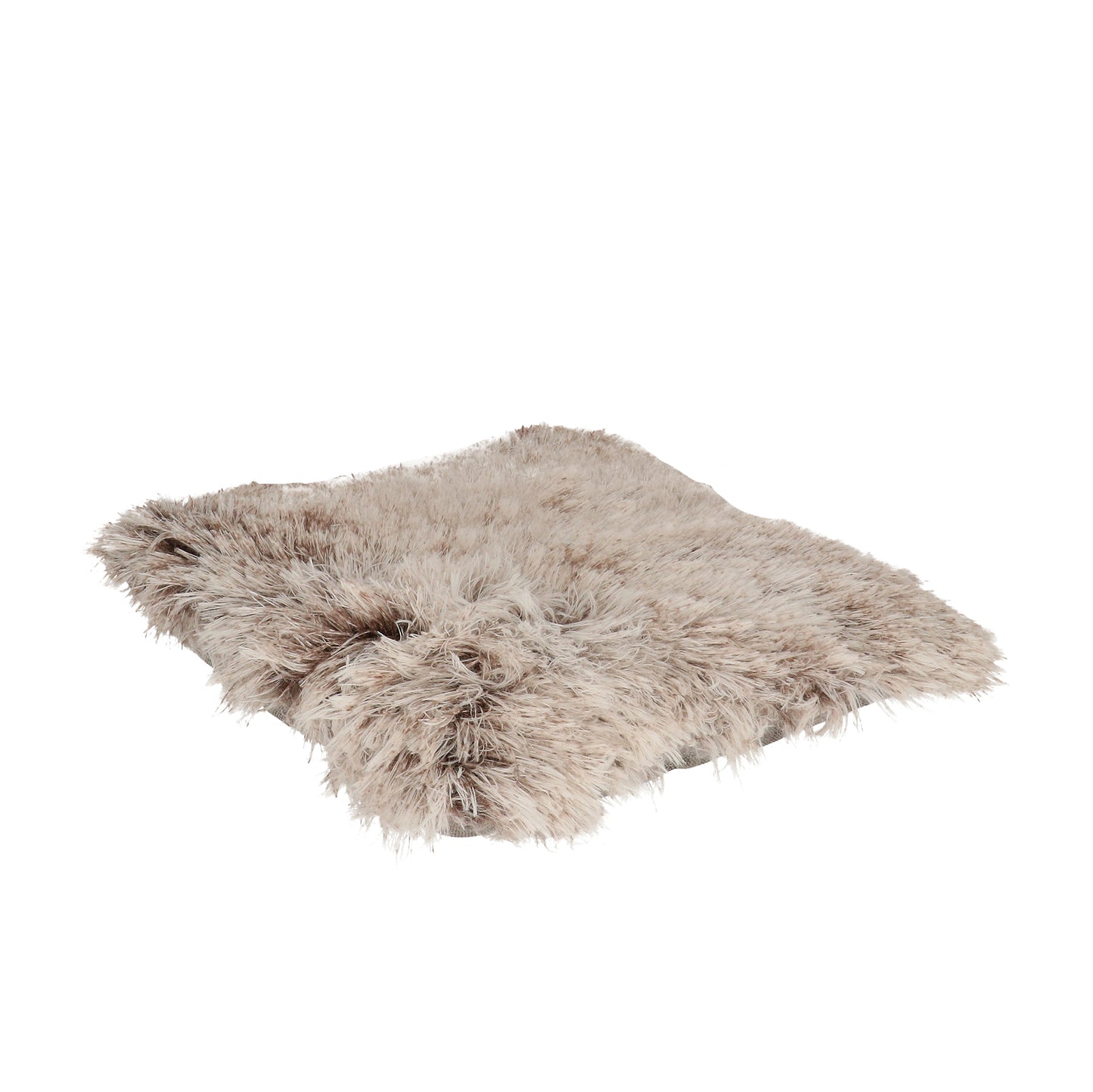 Karvainen neliön muotoinen tyyny lemmikin pesän pohjalle