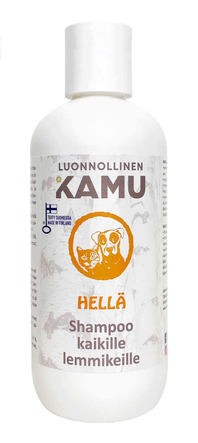 Kamu lemmikkishampoo Hellä 350 ml