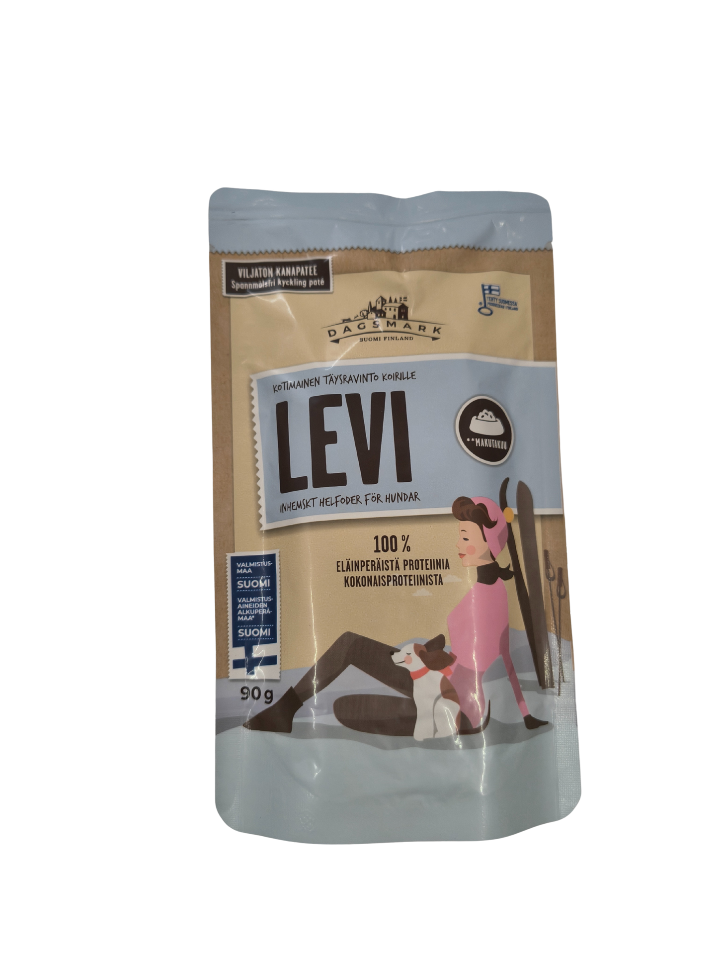 Dagsmark LEVI kanapatee koiran märkäruoka 90 g