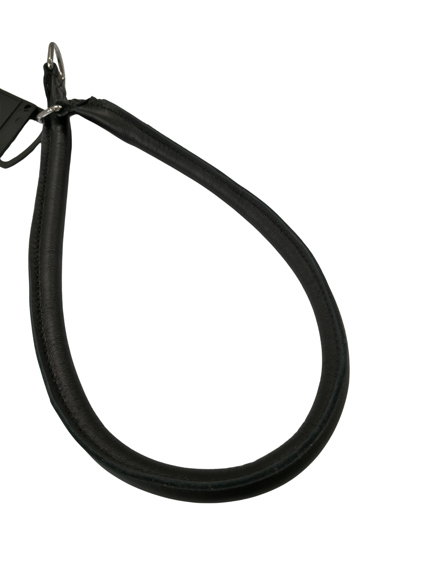 JOKKE -pyöreä nahkapanta, musta