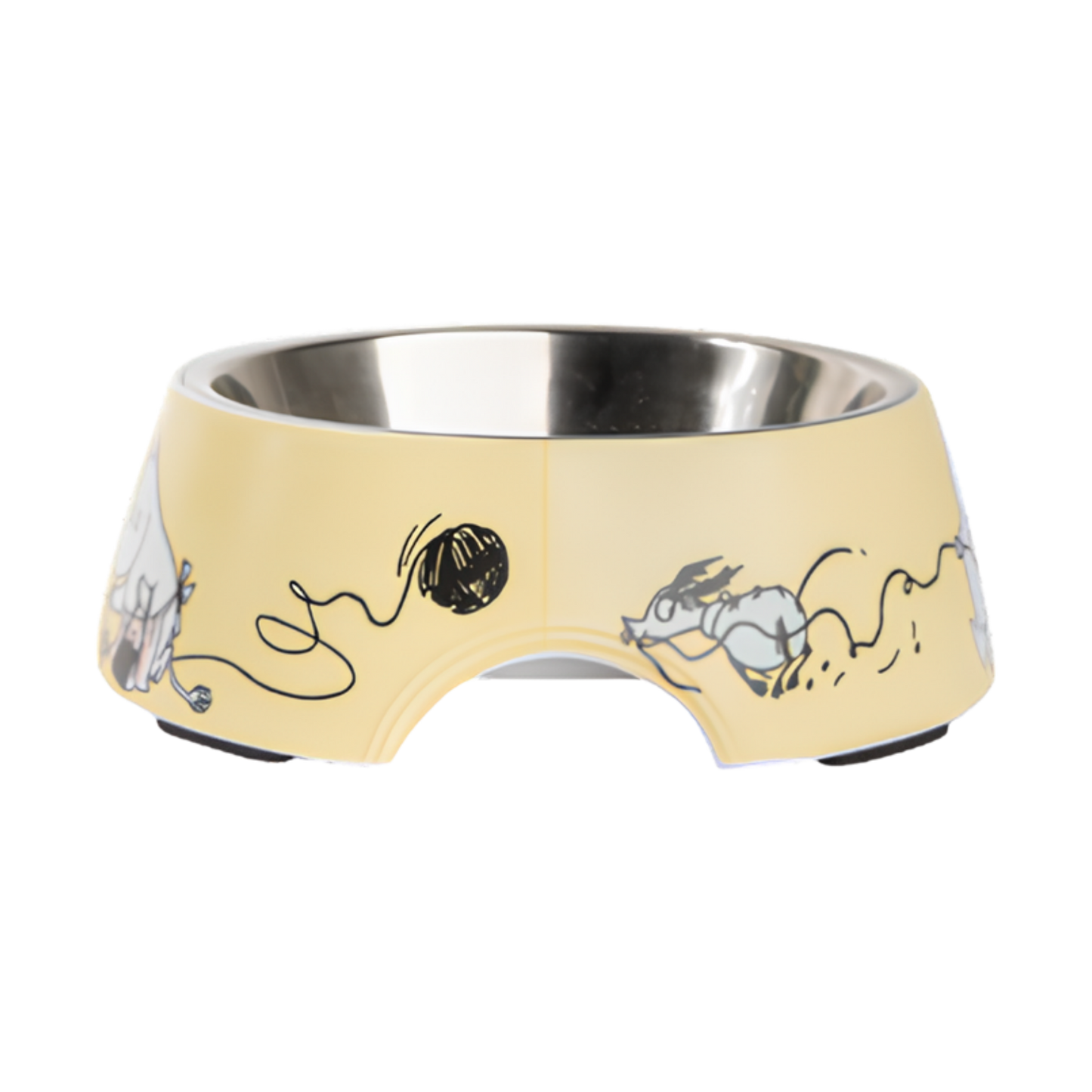 Muurla Moomin for Pets lemmikin kulho M, keltainen Nordic Pet Shop