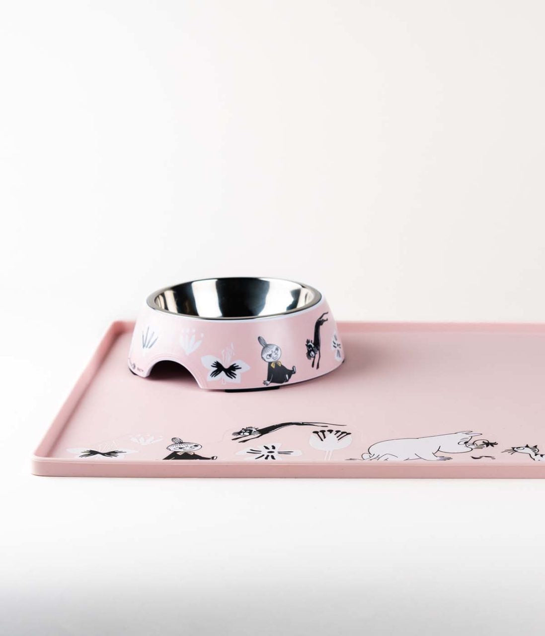 Muurla Moomin for Pets silikonialusta vaaleanpunainen, koko 48 cm x 30 cm