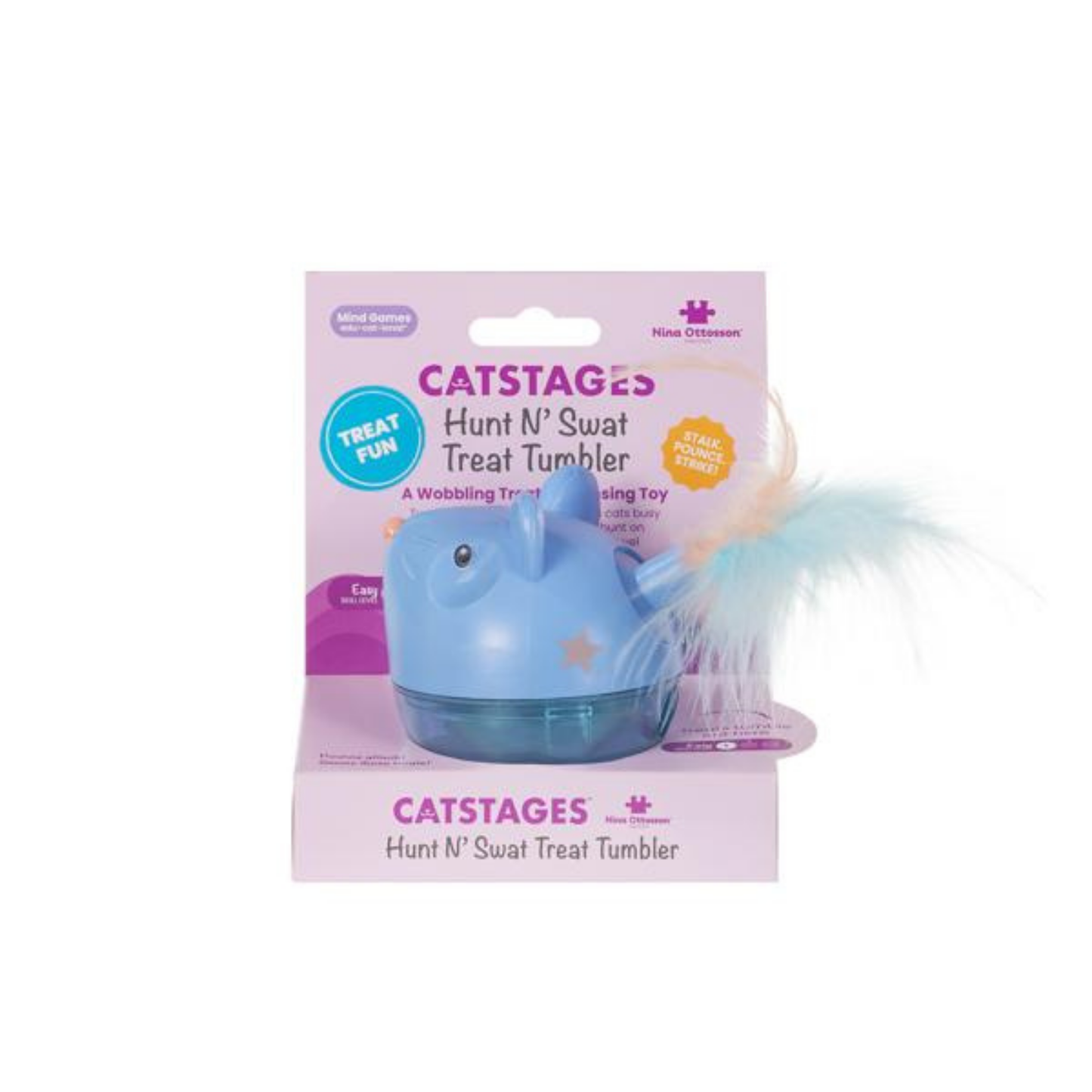 Nina Ottosson Hunt ´N Swat -aktivointilelu kissalle, taso 1 Nordic Pet Shop