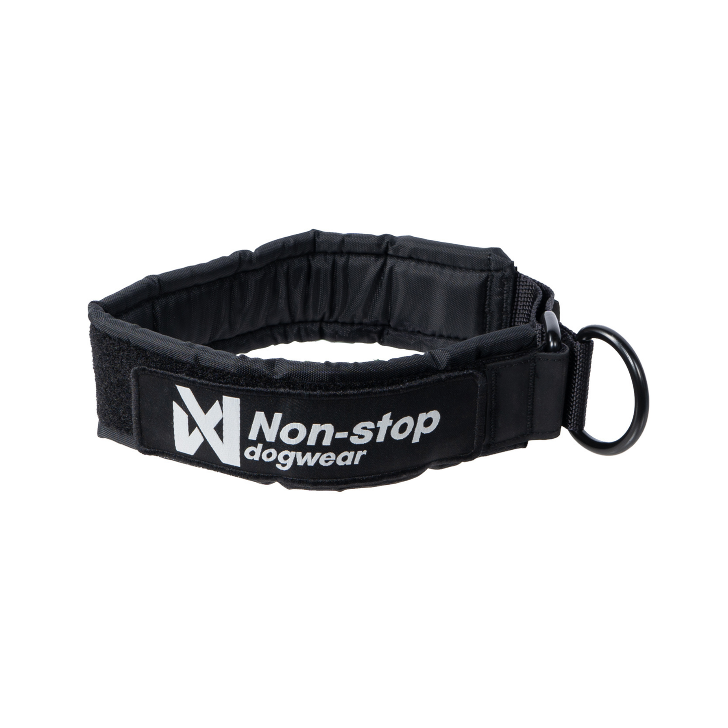 Non-stop Solid Collar WD koiran kaulapanta, musta