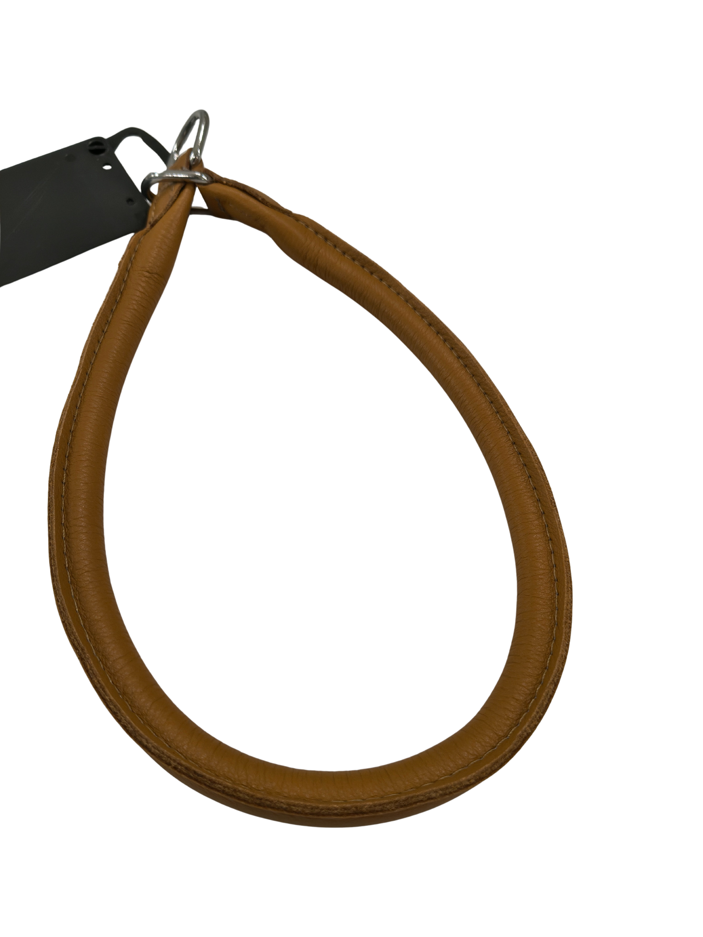 JOKKE -pyöreä nahkapanta 35 cm, ruskea