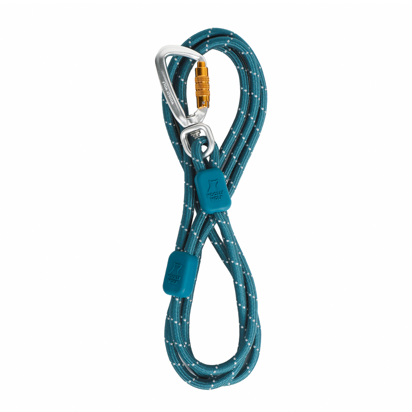 Woolly Wolf Rope Leash Thin, ohut köysihihna, teal