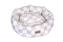 PAIKKA Check Bed Beige lemmikin peti