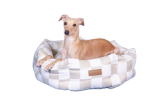 PAIKKA Check Bed Beige lemmikin peti