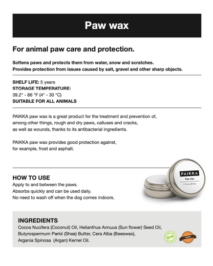 PAIKKA Paw Wax 50 ml tassuvaha