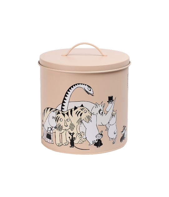 Muurla Moomin for Pets säilytyspurkki, beige