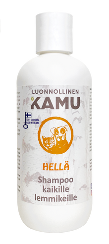 Kamu lemmikkishampoo Hellä 350 ml