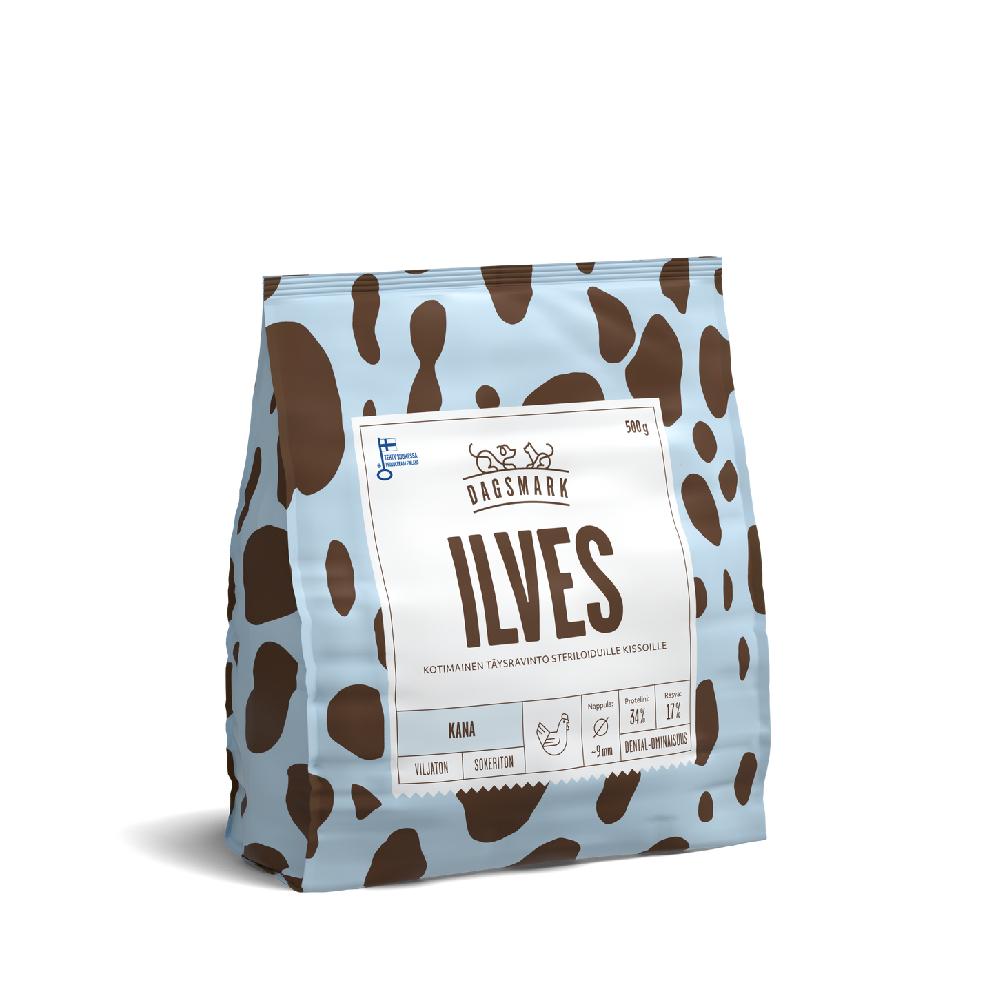 Dagsmark ILVES kana kissan kuivaruoka 500 g