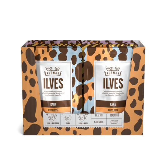 Dagsmark Hyytelömix -märkäruoka kissalle 12 X 80 g multipack