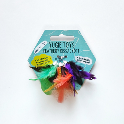Yugie Toys Feathery mini -Kissasyötti 3 kpl