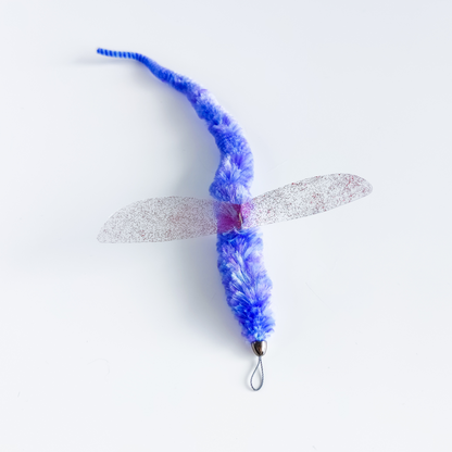 Yugie Toys Lentomatonen -Kissasyötti, kirjava violetti