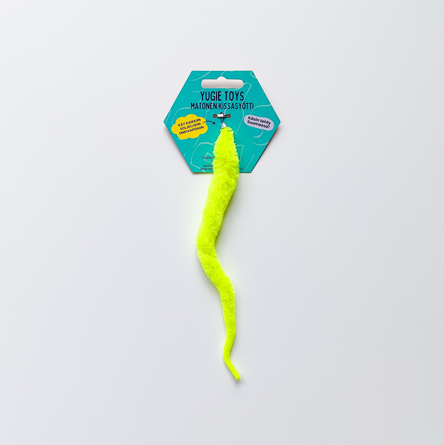 Yugie Toys Matonen -Kissasyötti, keltainen