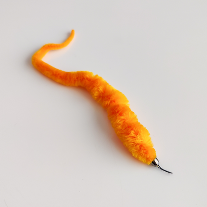 Yugie Toys Onkilelu MAXI + Matonen -Kissasyötti, oranssi