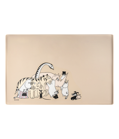 Muurla Moomin for Pets silikonialusta beige, koko 60 cm x 40 cm