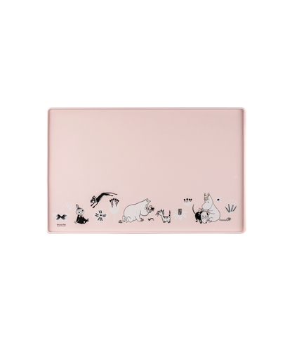 Muurla Moomin for Pets silikonialusta vaaleanpunainen, koko 48 cm x 30 cm