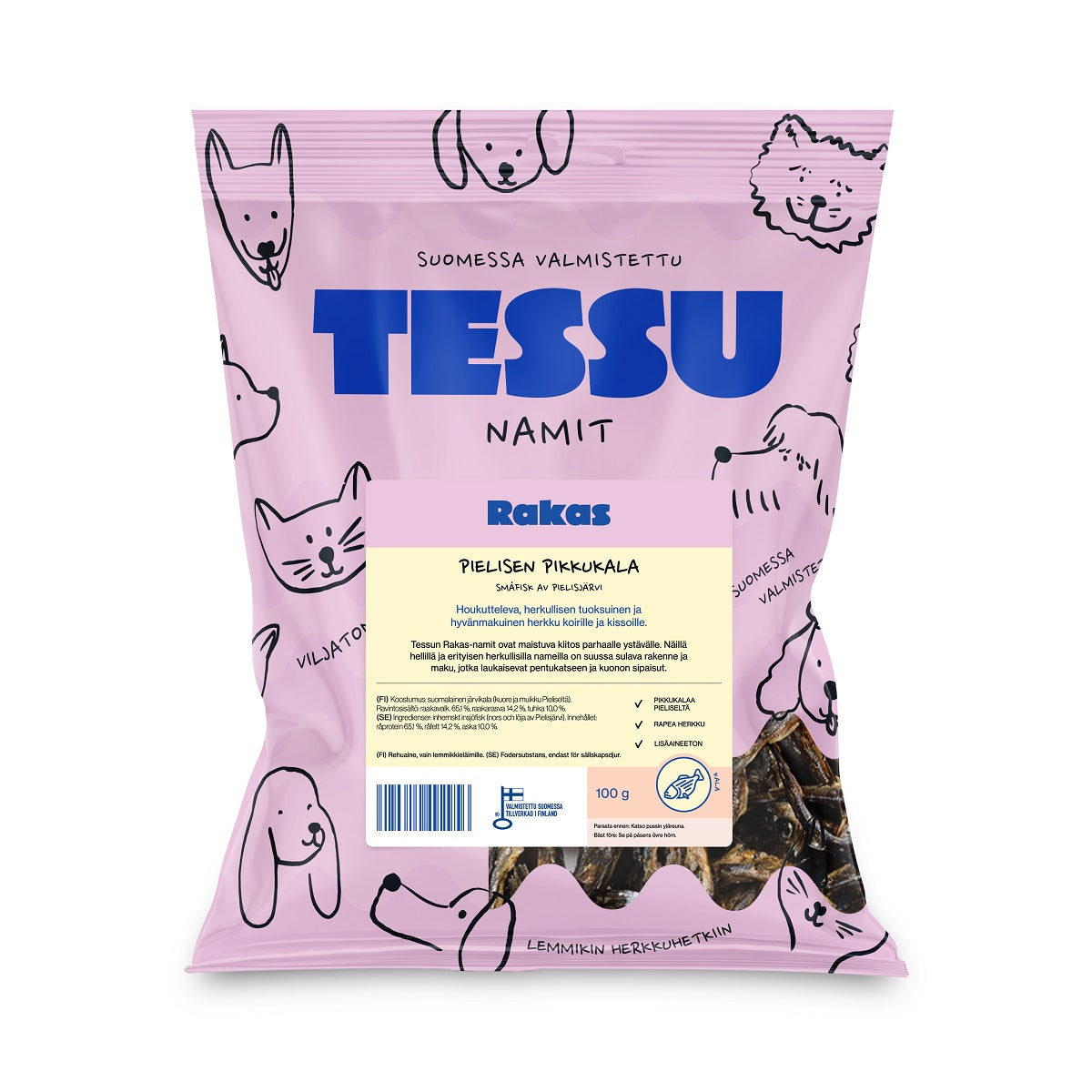 TESSU Rakas Pielisen pikkukala 100 g