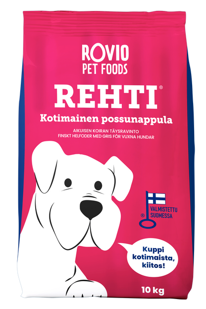 REHTI Possu koiran kuivaruoka 10 kg Nordic Pet Shop