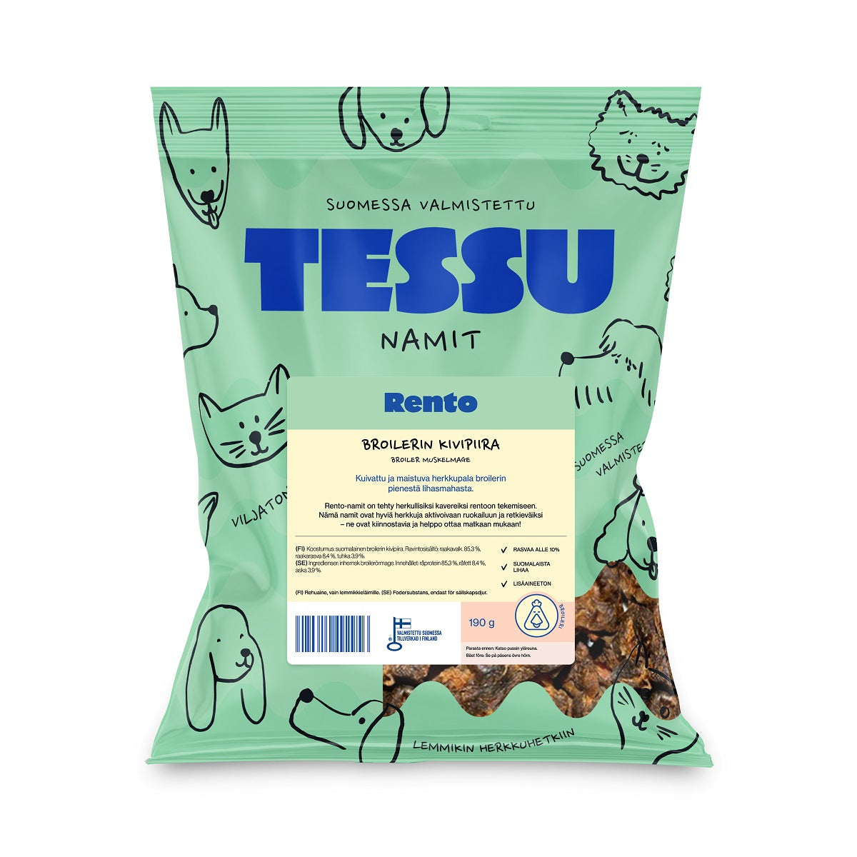 TESSU Rento Broilerin kivipiira 190 g