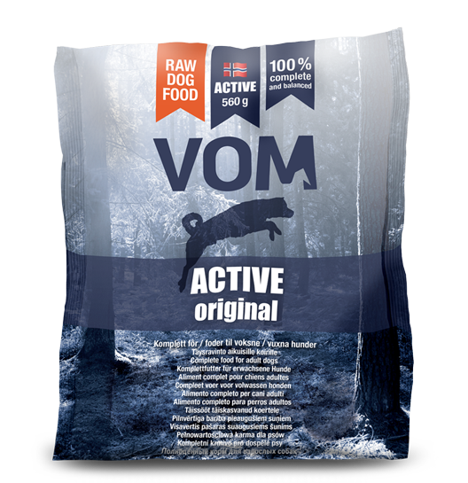 VOM Active Original täysravinto 560 g, raakaruoka
