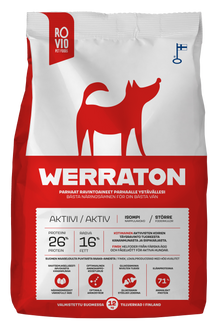 Werraton Aktiivi koiran kuivaruoka 12 kg