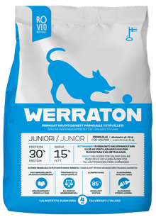 Werraton Juniori koiran kuivaruoka 4 kg