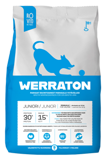 Werraton Juniori koiran kuivaruoka 9 kg