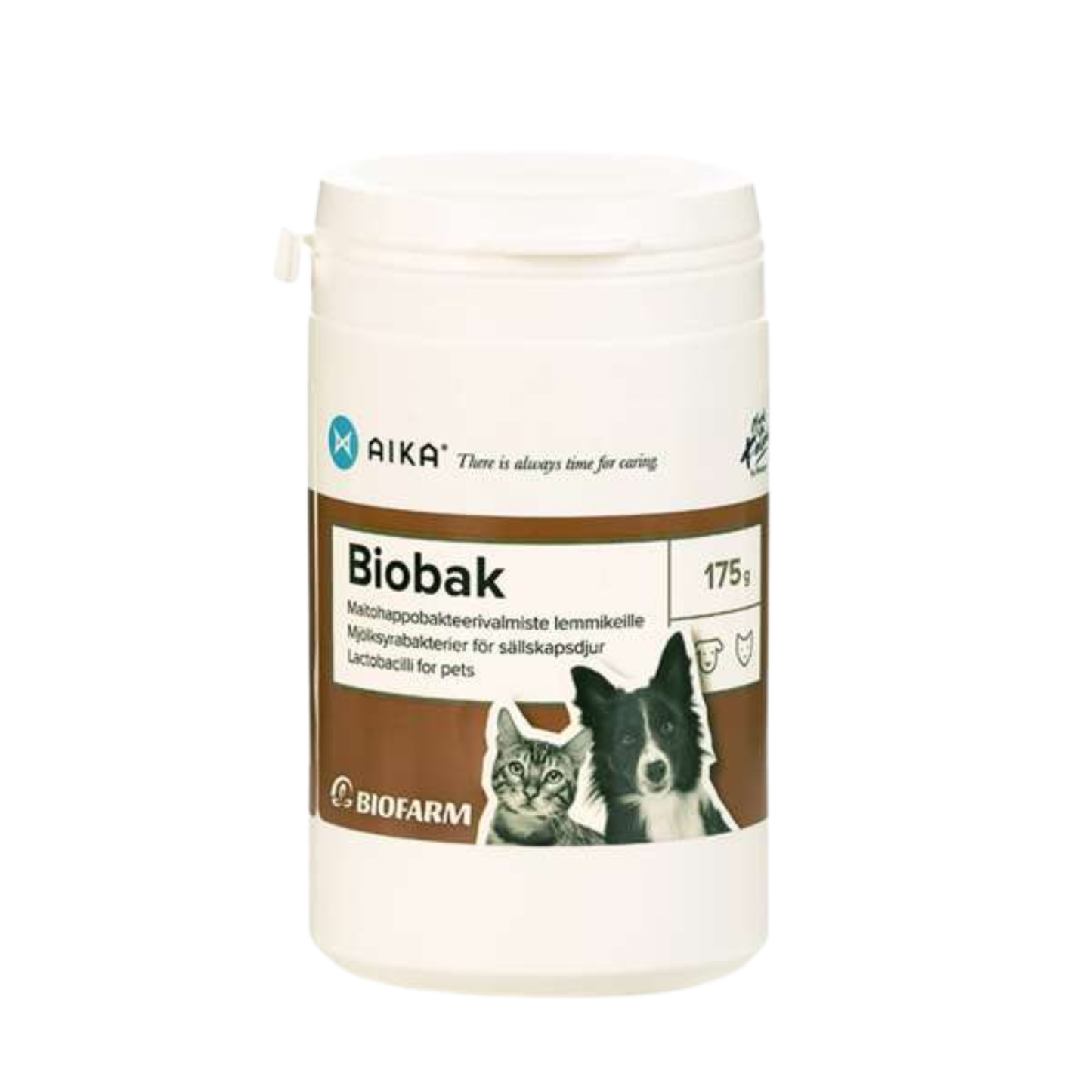 AIKA Biobak -maitohappobakteerivalmiste 175 g Nordic Pet Shop