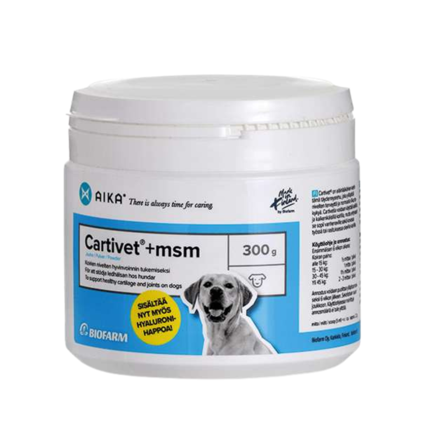 AIKA Cartivet® + MSM jauhe 300 g Nordic Pet Shop