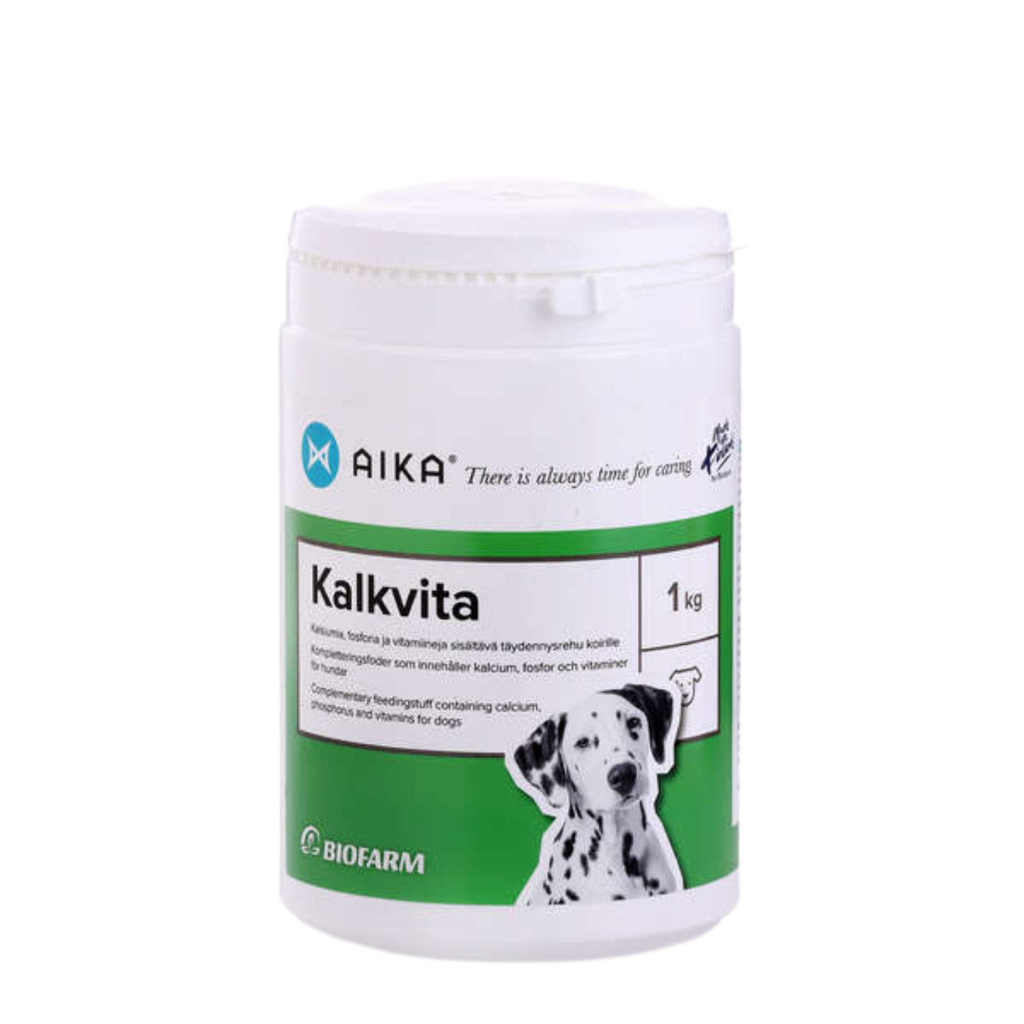 AIKA Kalkvita koirille 1 kg Nordic Pet Shop