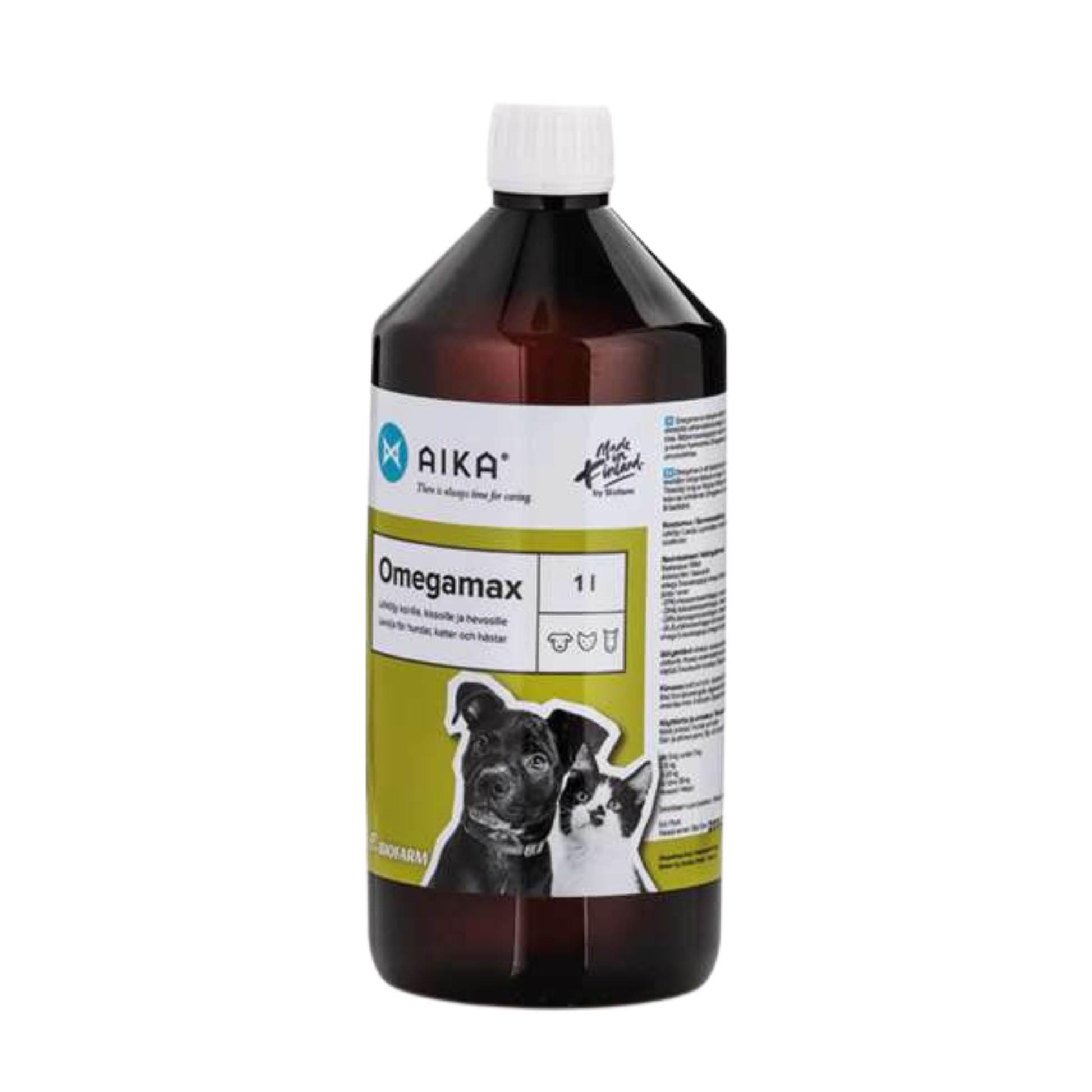 AIKA Omegamax lohiöljy 1 l Nordic Pet Shop