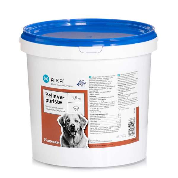 AIKA Pellavapuriste 1,5 kg täydennysrehu lemmikeille