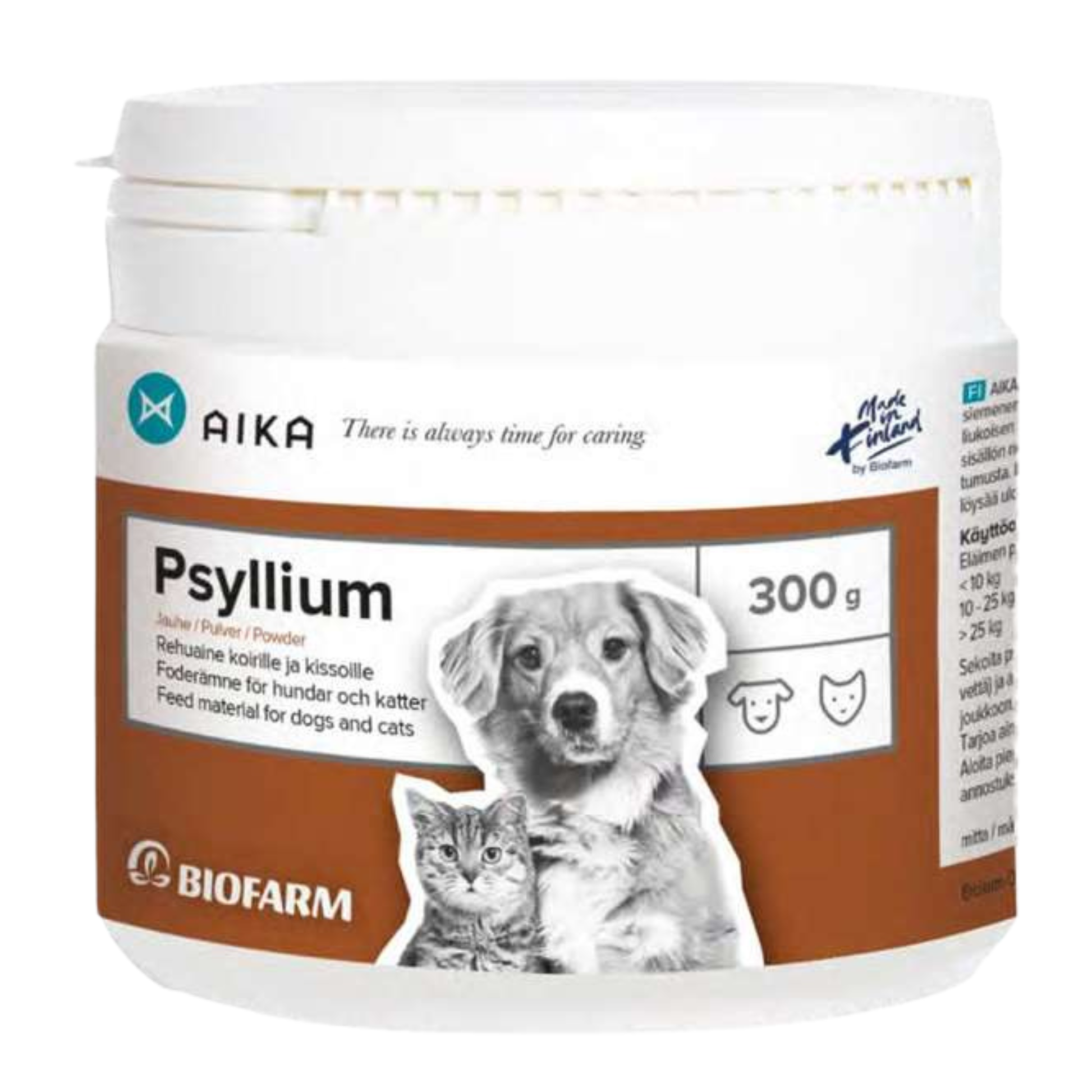 AIKA Psyllium lemmikeille 300 g Nordic Pet Shop