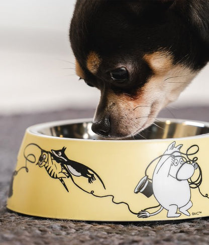 Muurla Moomin for Pets lemmikin kulho M, keltainen