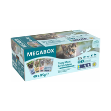 Bozita Feline liha- ja kalalajitelma kastikkeessa 48 x 85 g megabox