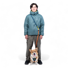 Woolly Wolf Color Block Multi-use koiran hihna, terracotta mix