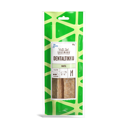 Dagsmark DENTALTIKKU nauta M 80 g Nordic Pet Shop