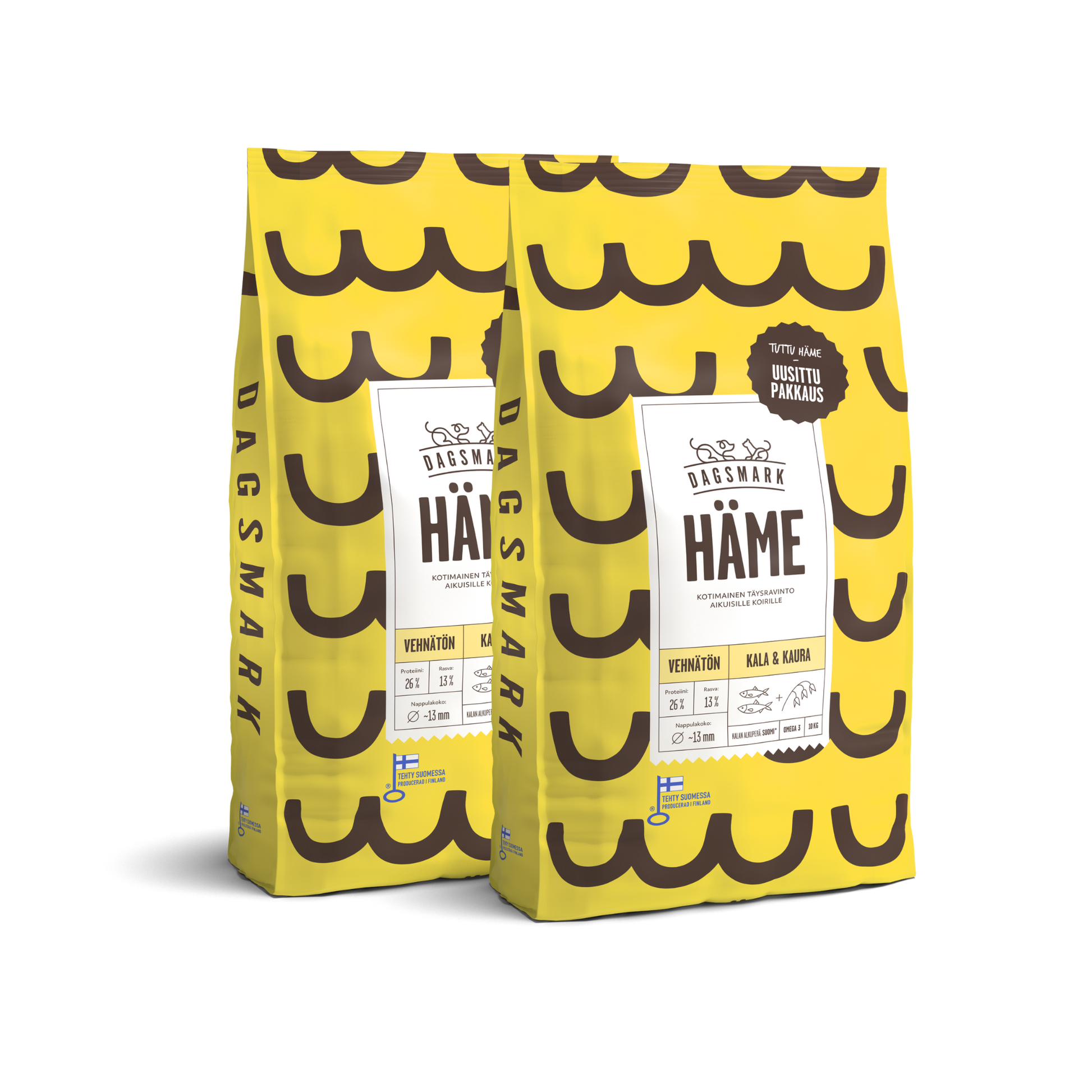 Dagsmark HÄME koiran kuivaruoka 2 x 10 kg