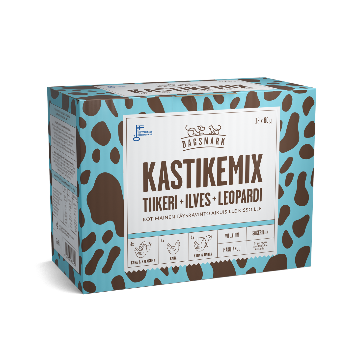 Dagsmark Kastikemix -märkäruoka kissalle 12 X 80 g multipack